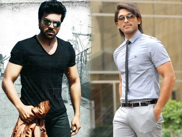 ram charan,allu arjun,charan arjun multi starar movie,mega heroes  రామ్ 'చరణ్-అర్జున్' అల్లు మల్టీ స్టారర్..!